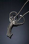Giant Squid pendant - Nature Art by Rick Geib